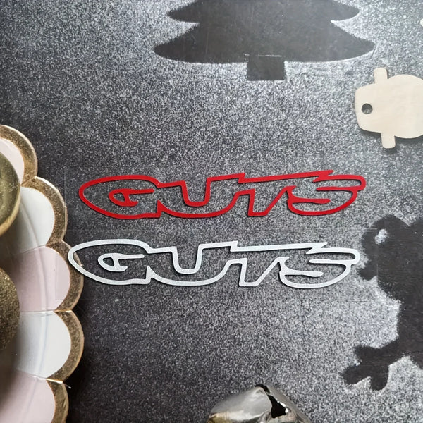 GUTS Letter Decal