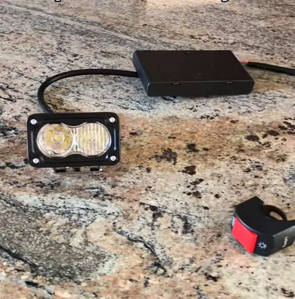 Full Metal Battery-Powered Baja Light (TRIPLE SOLDERED)
