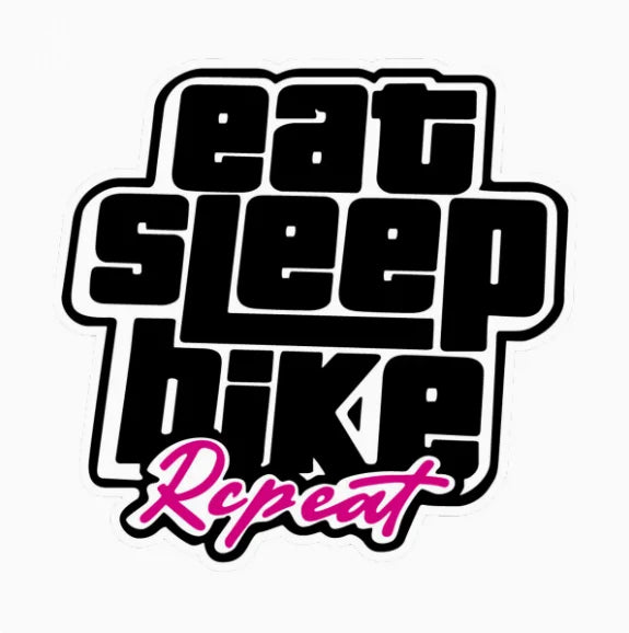 Eat Sleep Bike Repeat Decal
