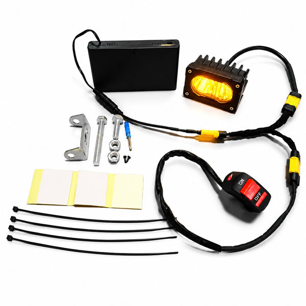 Full Metal Battery-Powered Baja Light