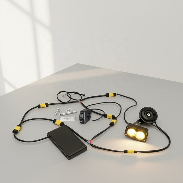 Battery-Powered Horn & Baja Light Kit